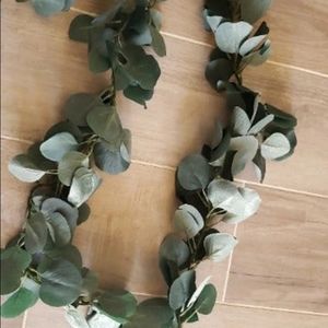 Faux eucalyptus garland